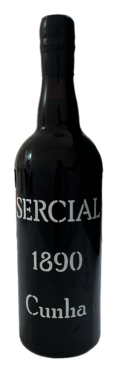1890 Cunha Sercial Madeira bottle