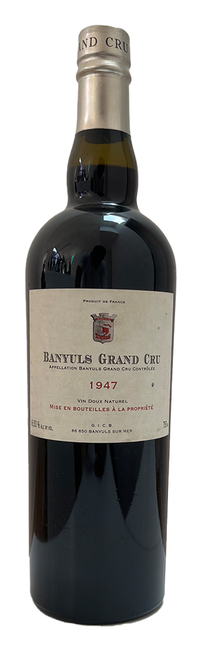 Caves de L'Abbé Rous Banyuls Grand Cru 1947 bottle