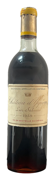 Château d'Yquem 1959 bottle