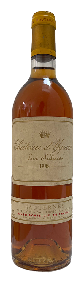 Château d'Yquem 1988 bottle