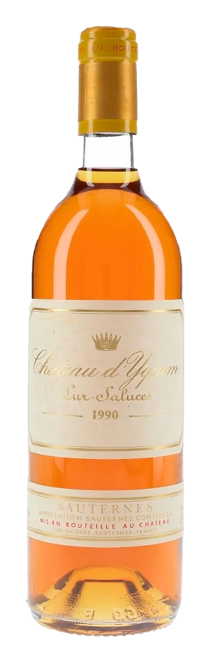 Château d'Yquem 1990 bottle