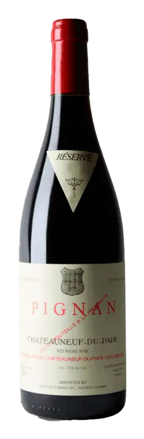 Chateau Rayas Chateauneuf-du-Pape Pignan Reserve 2010 bottle