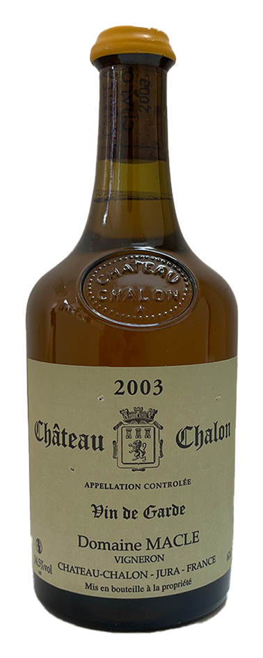 Jean Macle Château Chalon 2003 bottle